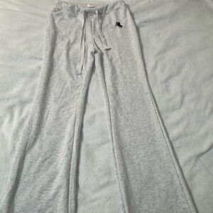 SHEIN Light Gray Flare Pants